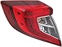 Evan-Fischer Tail Light Assembly Compatible with 2016-2018 Honda Civic Outer Sedan Driver Side