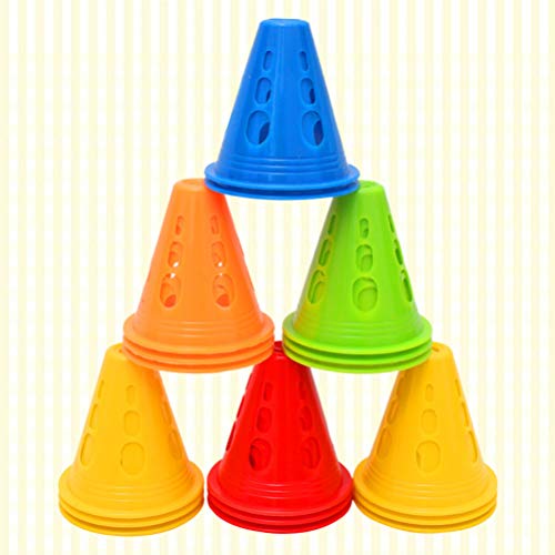 LIOOBO 50 peças de cones de estrada para treinamento, cones para skate, xícara para patinação de rol
