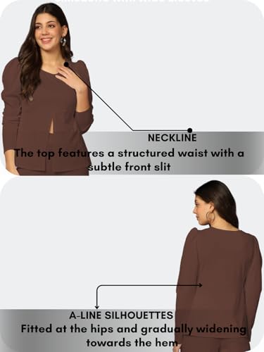 Image of Leriya Fashion Co-ord Set for Women Stylish Lycra Cotton | Western Summer Dress for Woman | Trendy Summer Casual Travel Outfit | A Line Dresses for Women | Western Stylish Midi Party Dress Outfits