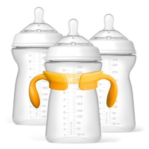 Chicco NaturalFit Tri-Pack Bottles, 6 Months Plus