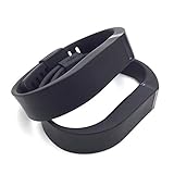 i-smile® 2pcs Replacement Bands with Metal Clasps for Fitbit Flex / Wireless Activity Bracelet Sport Wristband / Fitbit Flex Bracelet Sport Arm Band (No tracker, Replacement Bands Only) & 2pcs Black Silicon Fastener Ring For Free - Provided by i-smile®
