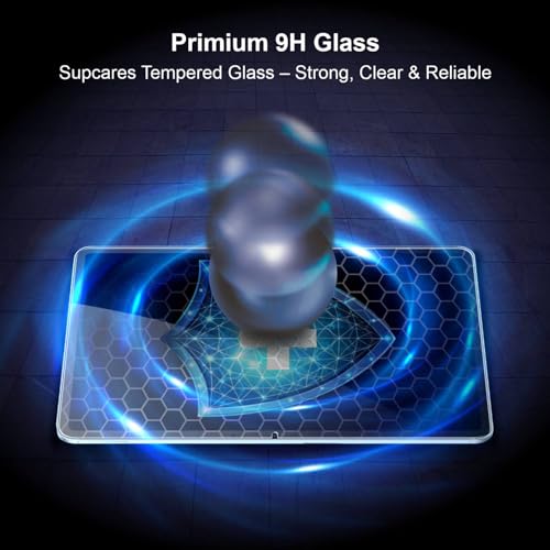 Image of SupCares Tempered Glass for Xiaomi Pad 6 and Xiaomi Pad 6 Pro (11 Inch) With Installation Kit | Military-Grade Gorilla Screen Protector | Edge to Edge Coverage | Transparent