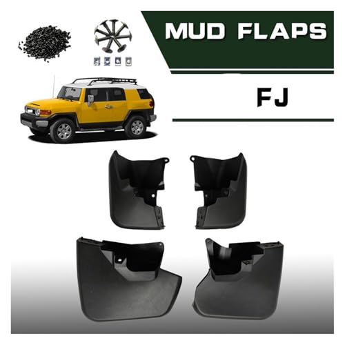 Garde-boue pour FJ Cruiser 2007-2018 en ABS renforcé de qualité supérieure