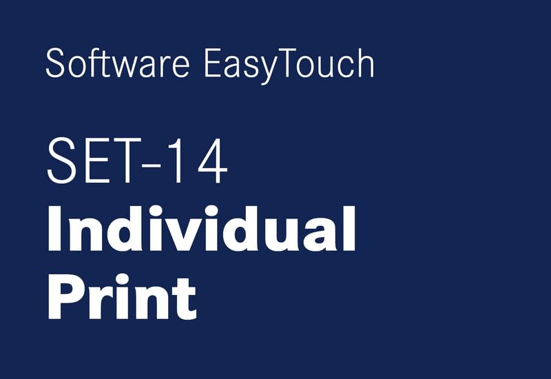 KERN SET-14 - Software EasyTouch Individual Print - personalised printouts, Individual positioning of print elements