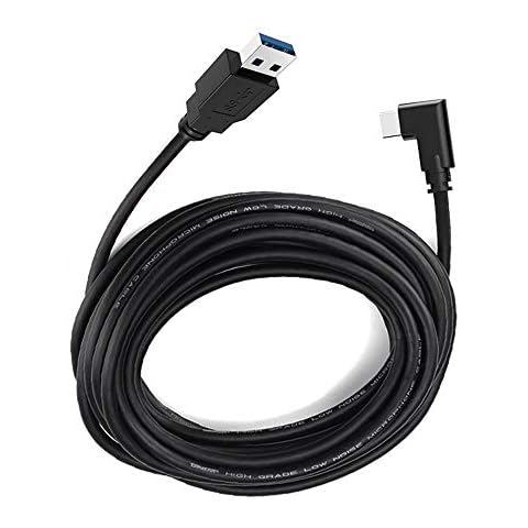 Compatible with Oculus Link Cable 5m, dethinton Virtual Reality Headset Cable Compatible with Oculus Quest1 and Quest2 to a Gaming PC, Long USB 3.0 to USB C Cable Cover