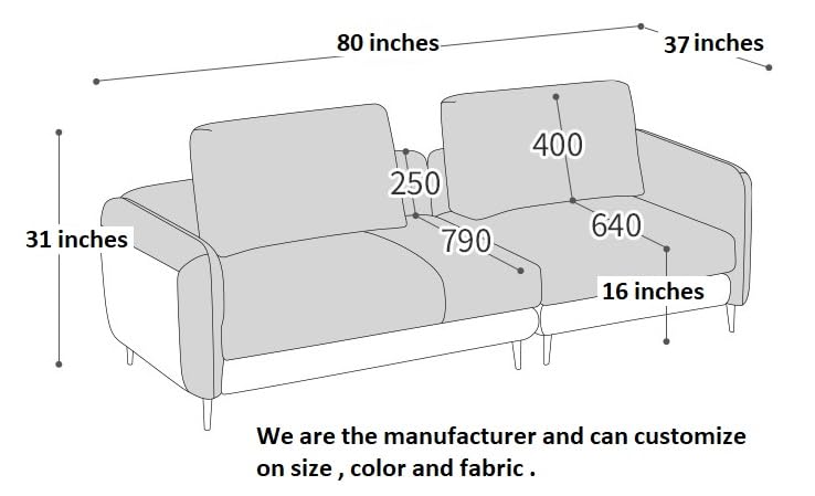 Fabrique Monst - 2 Seater Moden & Stylish Design Leatherette Sofa Set | Premium, Luxuries, Standard | for Living Room, Bedroom, Office, Hotel & Lounge | Comfortable Dark Yellow | 1+1 Sofa's 4