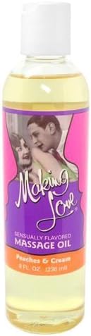 Making Love Massage Oil, Peaches and Cream, 8 Ounce by Making Love