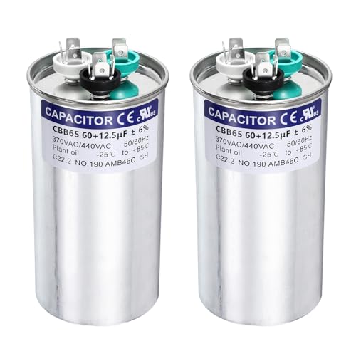 Condensateur CBB65 60 + 12,5 MFD 370/440V : stop aux pannes de ventilation et moteur AC bloqué