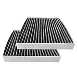 dualmax 車用エアコンフィルター 特殊3層構造 適用する三菱&日産 eKワゴン eKスポーツ eKアクティブ デイズ デイズルークス オッティ等 交換用 エアコンフィルター 活性炭入り 抗菌 抗カビ 抗ウィルス 脱臭 花粉除去 代わりにDCC8003（014535-1990）2個入れ