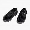 Zedzzz Mens Kevin Velour Twin Gusset Slippers (11 UK) (Black) #1