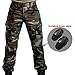 Worldshopping4U Hombres Shooting BDU Combate Pantalones Camuflaje del ejército Pantalones con Rodilleras...