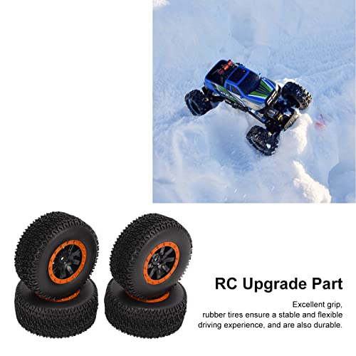 Short Course Truck Banden, RC Short Course Truck Rubber Wiel Antislip Uitstekende grip voor Slash voor ZD Racing voor HPI(Oranje) - Image 5