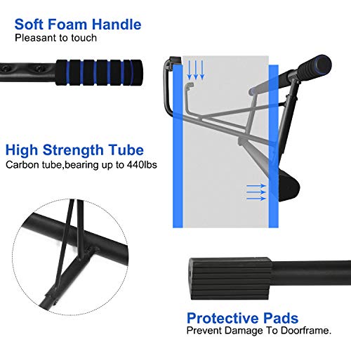 Iron Age Pull Up Bar Doorway Us Invention Patent With Smart Hook Technology #TOP2