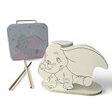 Doni Bomboniere Taufe 1 Stück Rosa Koffer mit Dumbo Darstellung 1. Geburtstag im Inneren Raumduft in Form von Geschenkideen komplett originell günstig