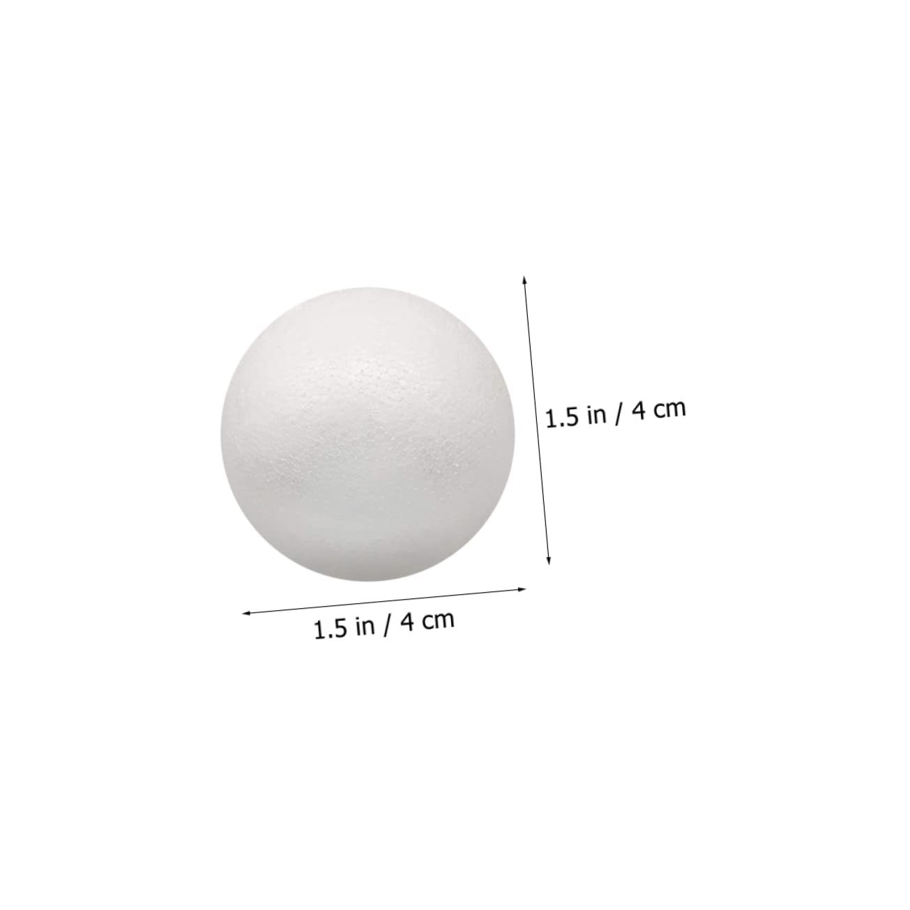 200pezzi Foam per Decorazioni per Matrimoni e Diverse Palline Polistirolo per Scolastici e Decorative