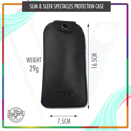 Image of Unisex Specs Self Button Eyewear Dabbi Artificial Leather Soft Case Cover