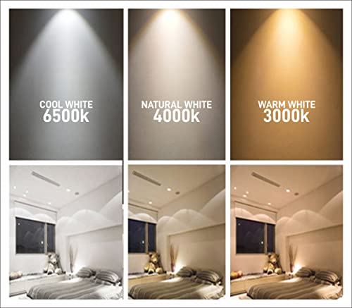 Image of FYBROS Aluminum Silvio Plus 9W Ceiling Lights for Hall, 80 mm LED Light for Home, Blue LED Ceiling Lights for Home, Junction Box Lights for Living Room, Small LED Light for Room, Warm Indoor Lighting