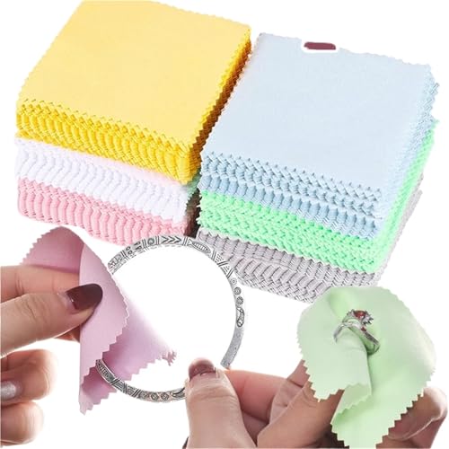 Chiffons de nettoyage tresses et bijoux en métal pour éliminer le ternissement doux