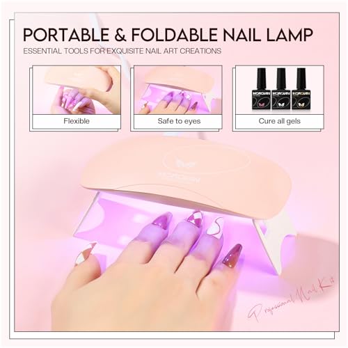 Morovan Acrylic Nail Kit For Beginners: With U V Lamp Acrylic Nail Set With Everything Professional Gel Polish Kit With Glitter Acrylic Powder Complete Starter Kit Acrylic Nail Supplies thumb #6