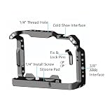 Klatka ZV-E10 II, Alpha ZV-E10 ii/ZVE10 ii z blokadą paska na ramię aparatu i zaciskami kablowymi HDMI/SDI/USB-A/USB-C/Type-C, obsługuje kabel o średnicy 2~6 mm