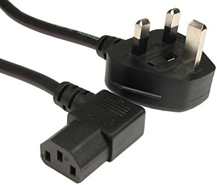 PCSL® Mains Cable/Power UK Lead Plug Cord (2m, C7 Figure 8)
