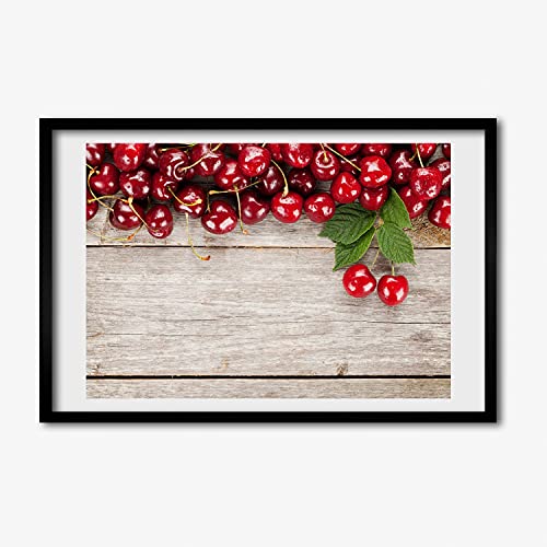 Affiche 60x40 cm Tulup avec cadre en bois moderne et finitions haut de gamme