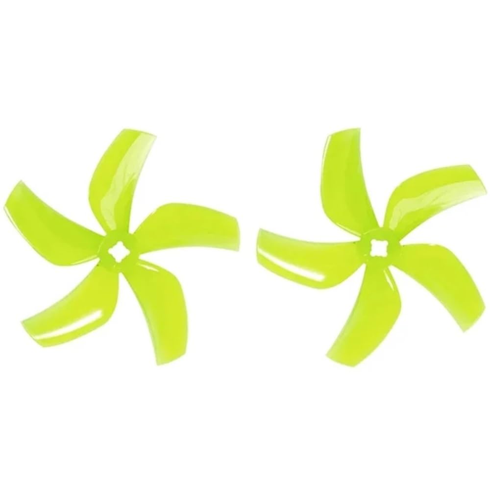 Hélice FPV de 3 pouces jaune pour stabiliser le drone conduit D76 - 2
