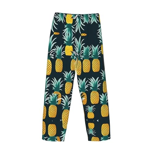 Pantalon de pyjama ananas taille M : finis les bas de nuit serrés qui tiennent chaud - 5