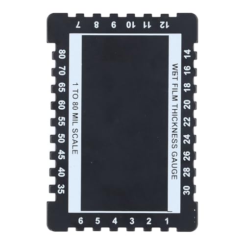 Manaje de Grosor Combarlé de Aluminio Película húmeda de Espesor de Espesor de Grosor de Pintura Construcción