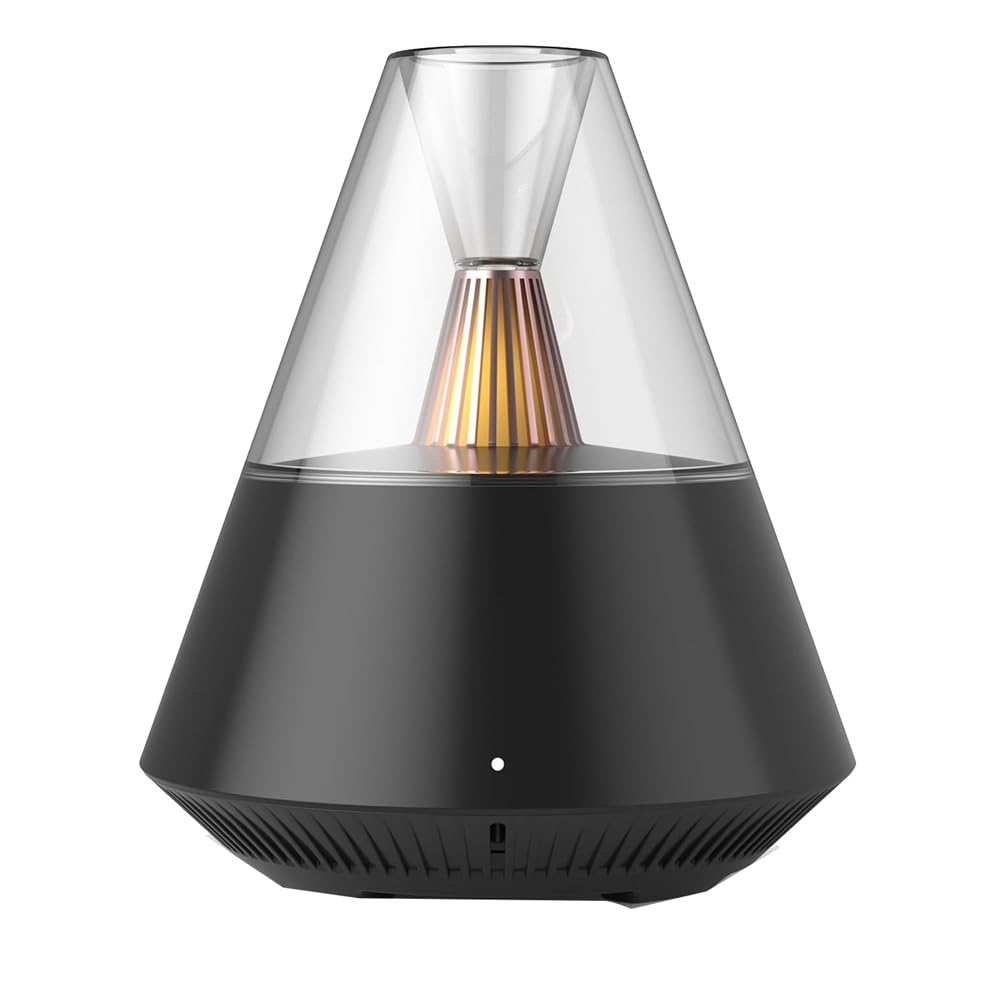 Diffuseur d'huiles essentielles noir 150ml USB pour aromathérapie maison