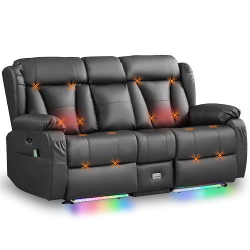 Power Reclining Loveseat with LED Cup Holders