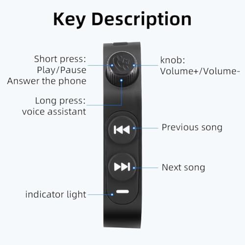 Télécommande de guidon Bluetooth pour sorties moto sous la pluie