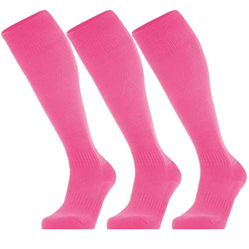 Image of GRAPMKTG 3 Pack Softball Soccer Socks Baseball Football Socks for Youth Men and Women