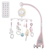 Lazyspace Babywieg Mobiel met Opknoping Roterend Speelgoed Baby Mobiel voor kinderbedjes met Muziek, Wieg Mobiel met…