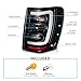 AmeriLite for 1999-2004 Jeep Grand Cherokee C-Type LED Tube Black Tail Lights Assembly Set- Passenger and Driver Side