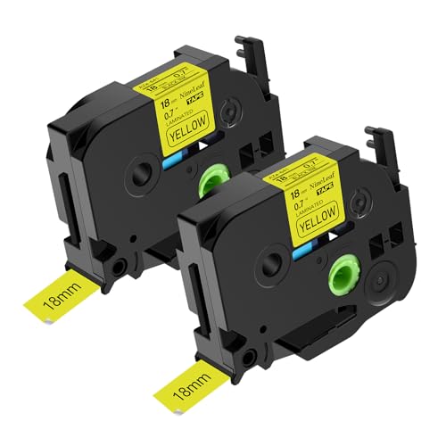 Bande tze641 tz-641 NineLeaf pour étiquettes lisibles qui ne se décollent pas en milieu humide