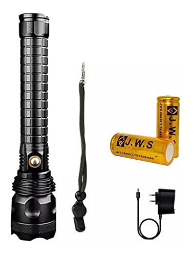 Lanterna Grande Recarregável LED T9 Potente JY-8869