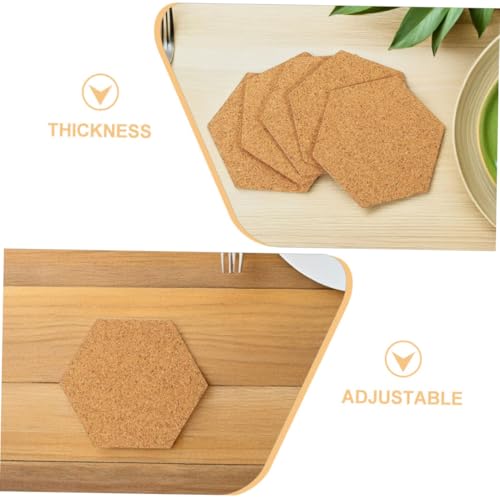 Protection de table en liège hexagonal pour éviter les rayures de vos pots - 3