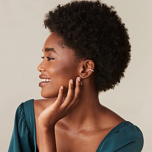 PAVOI-925-Sterling-Silver-14K-Gold-Plated-Cubic-Zirconia-Sparkling-Round-Huggie-Ear-Cuff-Gold-Earrings-for-Women-Clip-On-Cartilage