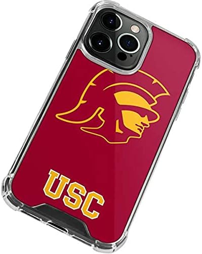 Skinit Clear Phone Case Compatible with iPhone 13 Pro Max - Officially Licensed University of Southern California USC Gold Trojan Mascot Design