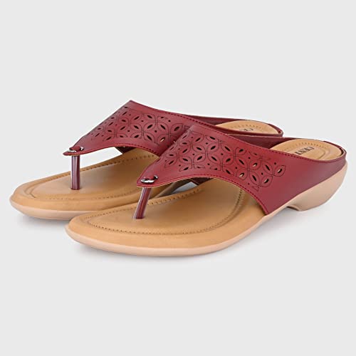 Image of Centrino Women's Thong Sandals | Comfortable Ortho Care Sandals For Ladies | Fashion Wear Sandal & Chappal |Stylish & Durable | Premium Comfort & Quality | Soft Cushioned for More comfort (3803)