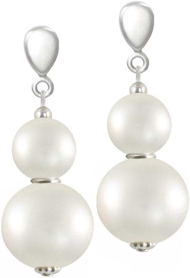 Amazon.co.uk pearl drop clip on earrings Jewellery