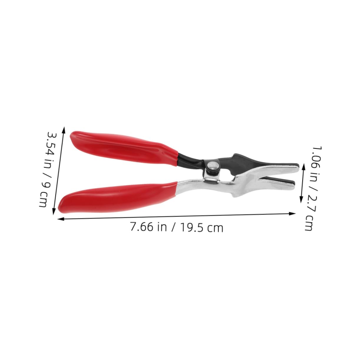 Cabilock 2pcs Automotive Hose Clamp Remover Tool Quick Connect Pliers for Line and Oil Disconnection Durable Chrome Tungsten Easy to Use for Mechanics and DIY Projects