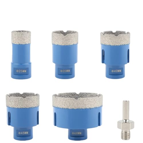 Kit de brocas secas diamantadas M14 6 piezas miniatura 1