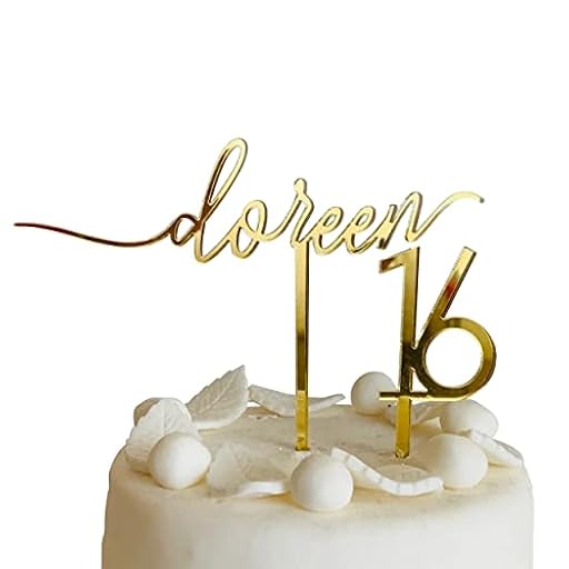2 piezas, Personalizado pastel topper con nombre y edad Decoración para tartas para niño y niña, Caligrafía, Feliz cumpleaños, Acrílico, Madera, Decoración de la mesa, de tarta, Ducha de bebés, Bodas | Ya disponible en tu tienda friki favorita! En mundofriki.es!