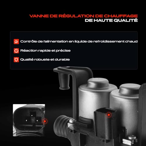 Vanne de commande de chauffage Frankberg pour Série 5 E60 E61 2.0L-3.0L - 5