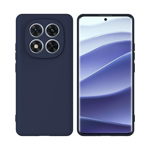 Image of FIRST MART Matte Silicone Back Cover for Redmi Note 15 Pro Plus - Blue