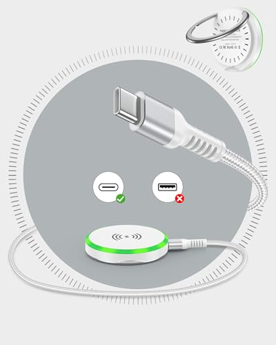 Pixelsnap MagSafe Wireless Charger Pad Stand 15W Fast Charging Magnetic Pad | for iPhone 17/16/15/14, Google Pixel 10/9a/9/9 Pro XL, Samsung Galaxy S25/S24, AirPods, Qi-Enabled Android Cordless Charger
