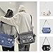 Fashion Crossbody Bag with Cute Accessories Nylon Casual Messenger Bag with Pendant Lightweight Handbag Travel Daypacks (Grey)