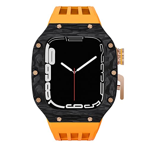 Protéger Apple Watch 45mm contre les chocs avec un boîtier carbone résistant - 2